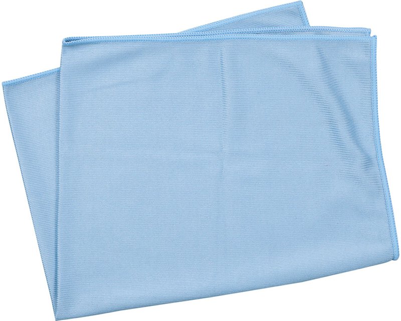 HygoClean chiffon en microfibres, pour polir et essuyer les sols, bleu 260 gr./m², 50x60cm, 10 pièces