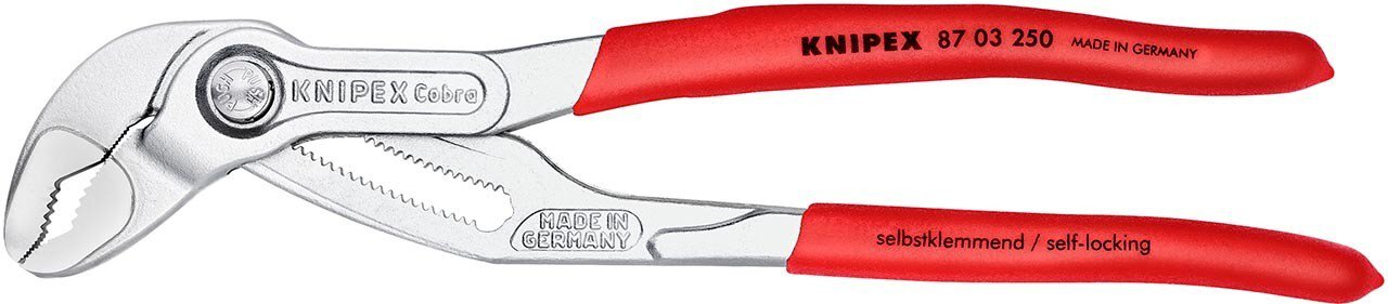 Cobra® high-tech water pump pliers, chrome-plated, wrench size 46mm, 250 mm #zoom-3