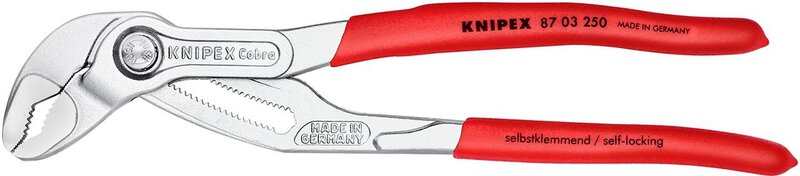 Cobra® high-tech water pump pliers, chrome-plated, wrench size 46mm, 250 mm #3