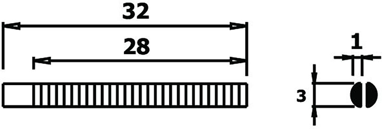 Flachzange mit gezahnten und abgerundeten Backen #zoom-2