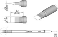 Soldering tip blade, 4,5 mm, C245799 #thumbnail-1