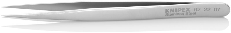 Precision tweezers, pointed shape, 115 mm. #1