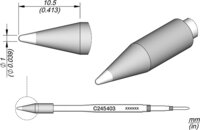 Lötspitze konisch, D: 1 mm HT, C245403 #thumbnail-1