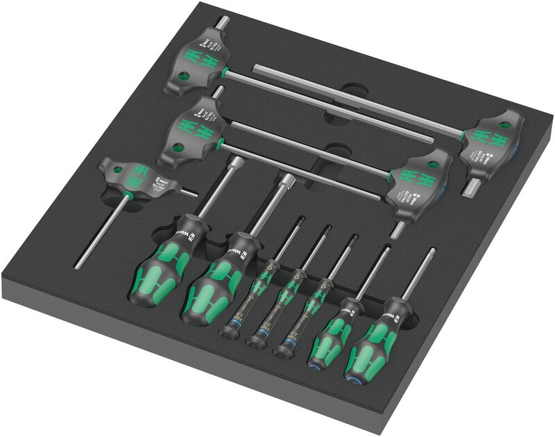 Schaumstoffeinlage Hex Schraubendreher Set 1, 12-teilig #1