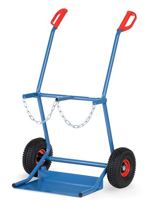 Diable pour bouteilles en acier Roues gonflables 260 x 85 mm  #zoom-1