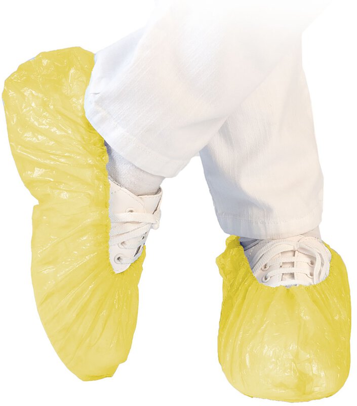 Hygostar overshoe CPE, yellow 40my, 41x15cm