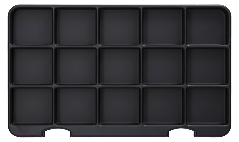 ESD Einlage für Sortimentskasten 166, 15 Fächer à 52 x 47 mm #1