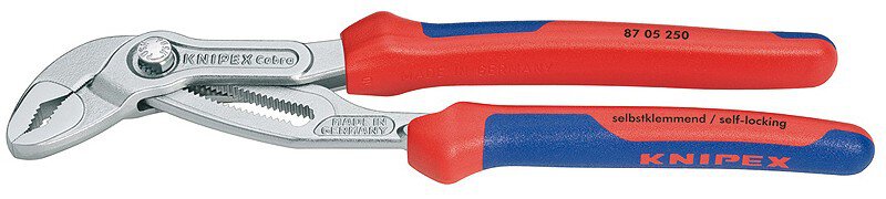Cobra® high-tech water pump pliers, chrome-plated, wrench size 46 mm, 250 mm #zoom-1