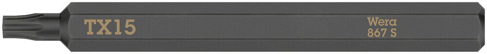 TORX® bit for impact screwdrivers, TX 15 x 70 mm #zoom-1