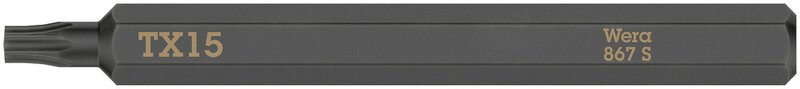 TORX® bit for impact screwdrivers, TX 15 x 70 mm #1