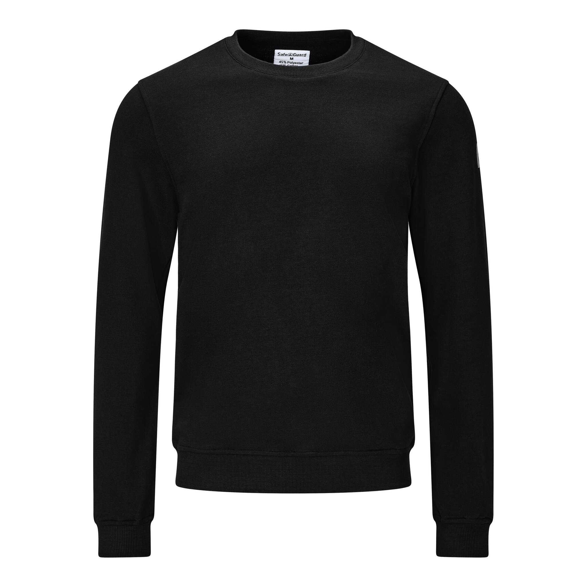 Bluza ESD, okrągły dekolt, czarna, rozmiar S, krój Comfort-Fit #zoom-1