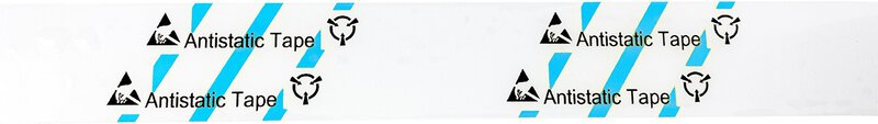 Ruban adhésif ESD avec symbole d'avertissement ESD, transparent/bleu clair, 24mm, 36m #3