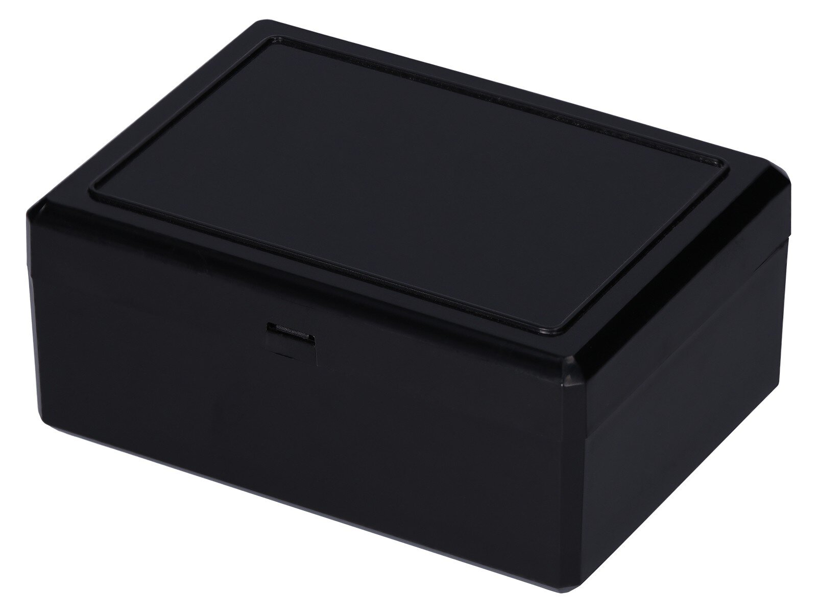 ESD stacking box with hinged lid, internal dimensions: 106 x 75 x 46 mm #zoom-1