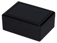 ESD stacking box with hinged lid, internal dimensions: 106 x 75 x 46 mm #thumbnail-1