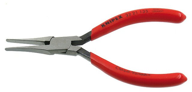 Adjusting pliers, black atramentised, plastic coated 135 mm