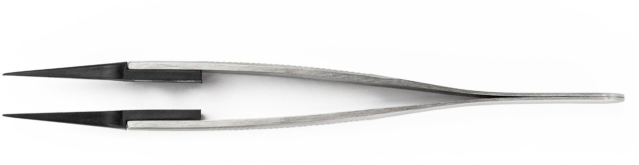 Weller Erem 258SA Precision Tweezers with Pointed Synthetic Tips (PPS) and Serrated Finger Grips for Secure Handling #zoom-4