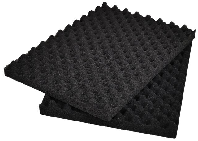 ESD-dimschuimset voor koffer K2006 ESD, zwart, 335 x 240 mm
