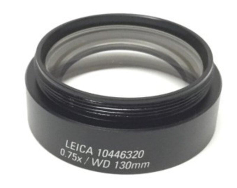 Objectif 0.75x, WD = 130 mm, série S