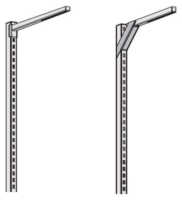 Slede Sintro, grijs, L = 650 mm