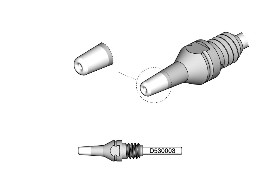 Entlötspitze für Pin, Ø 1 mm, S1, D530003 #zoom-2