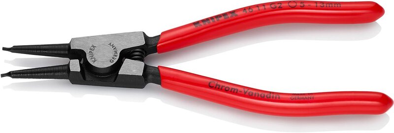 Sicherungsringzange für Greifringe auf Wellen, schwarz atramentiert, 140 mm #3
