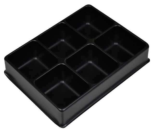 Garniture ESD pour mallette K 2005 ESD, 6 compartiments de 56 x 50 mm