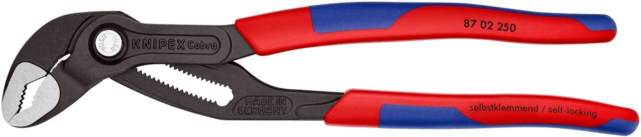 Cobra® high-tech water pump pliers, gray atramentized, wrench size 46 mm, 250 mm #zoom-3
