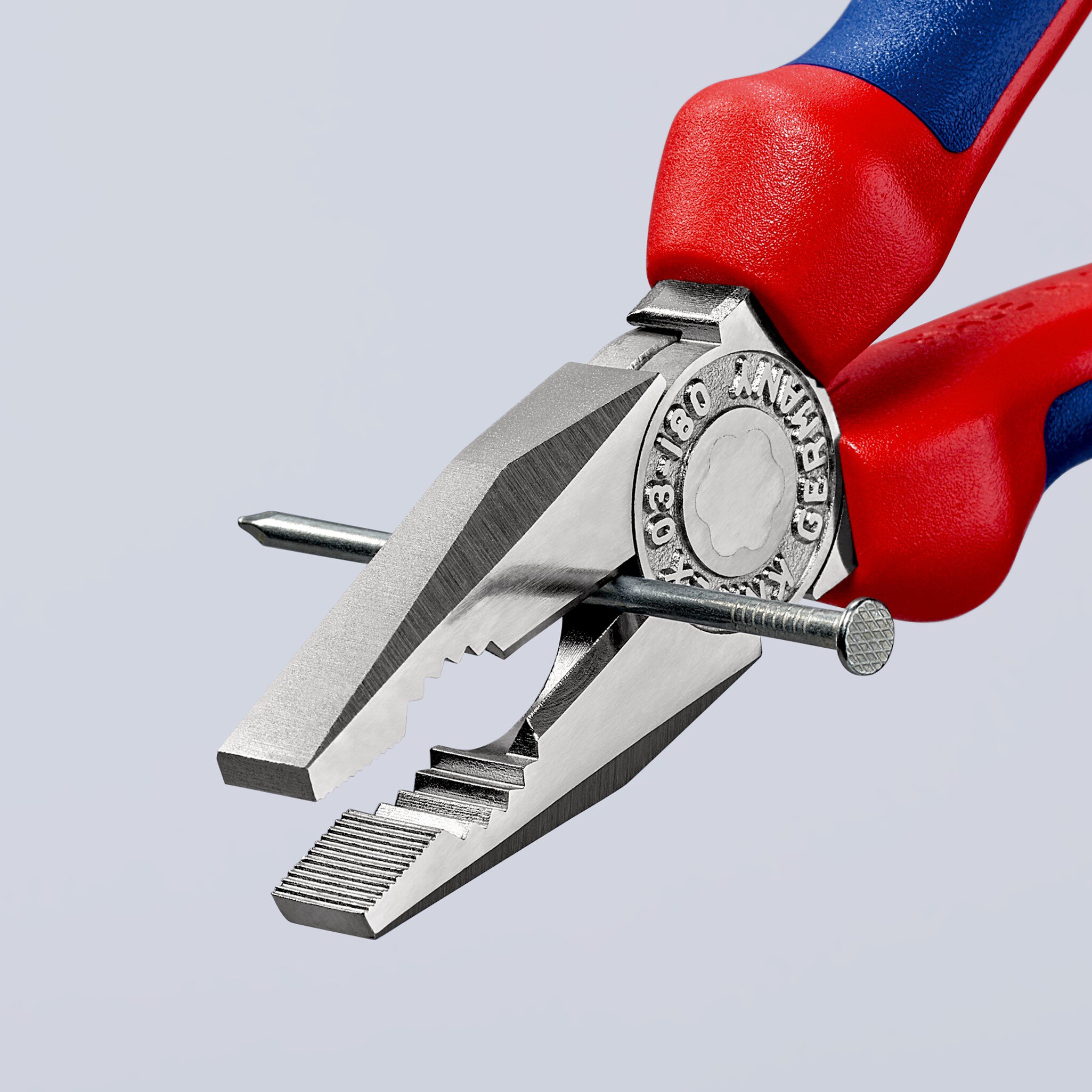 Combination pliers with multi-component sleeves, chrome-plated, 180 mm (SB card/blister) #zoom-3