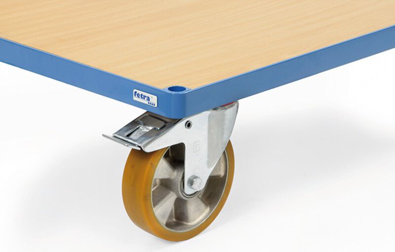 Roues à bandage polyuréthane 200 x 50 mm, moyeu à billes 