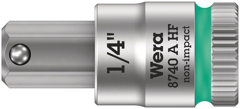 Bitnuss mit 1/4"-Antrieb, mit Haltefunktion für Innensechskantschrauben, 1/4" x 28 mm #1