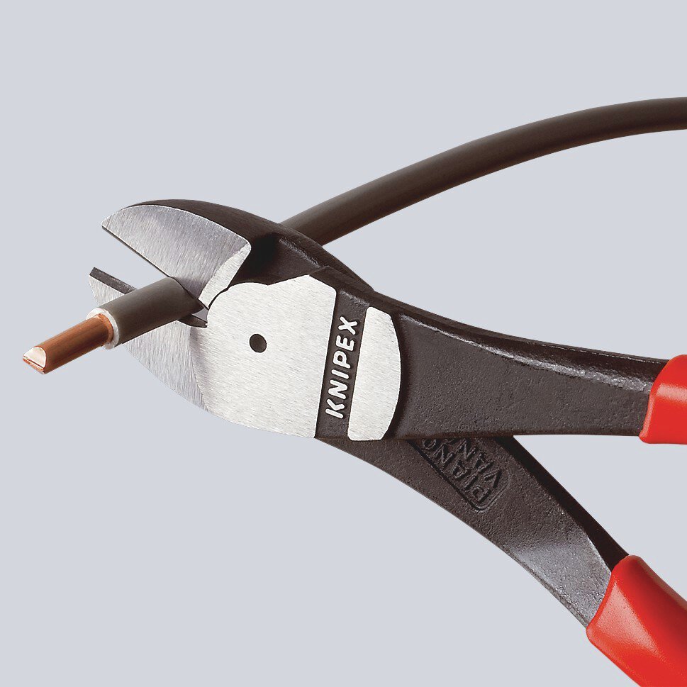 Power side cutters covered with plastic, black atramentized, 140 mm (SB card/blister) #zoom-4