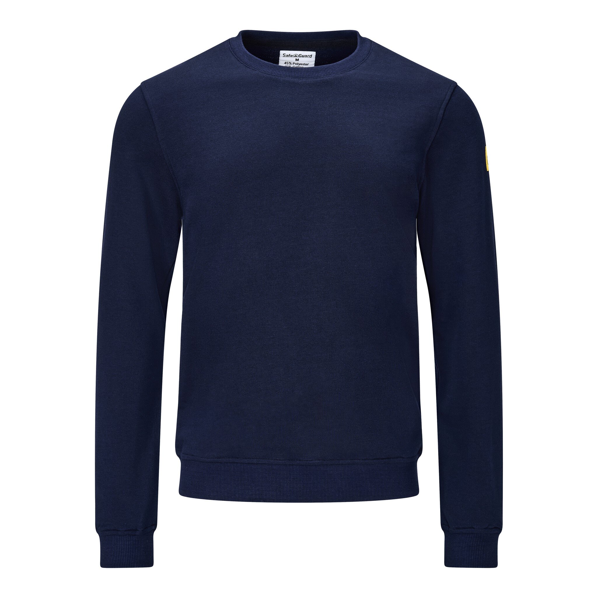 ESD Sweatshirt, Crew Neck, Navy Blue, 5XL, Comfort Fit #zoom-1