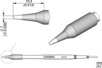 punta di saldatura conica, D: 1,2 mm #thumbnail-1