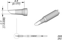 Lötspitze abgeschrägt, D: 1 mm, C105127 #thumbnail-1