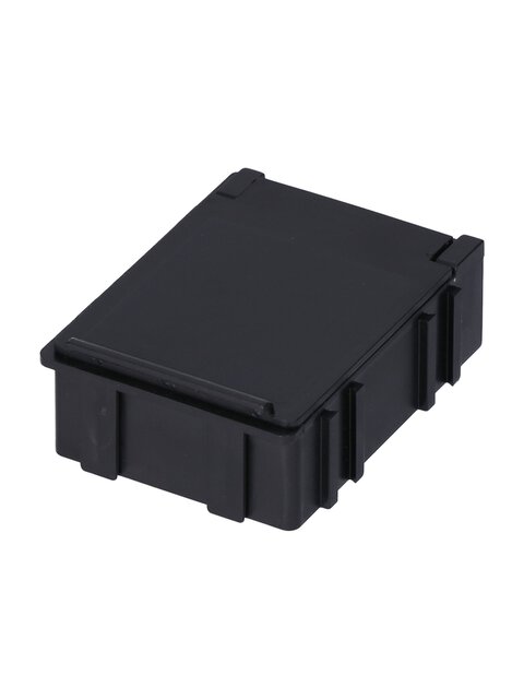 ESD SMD Box N3, 41 x 37 x 15 mm, schwarz/schwarz