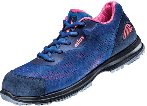 ESD Halbschuh GX 100 2.0, S1, Mesh, Damen, royal blau/neon-pink, Größe 36 #zoom-1