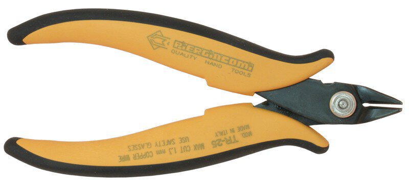 Pince coupante diagonale avec clip de sécurité, sans lame, Cu 1,3 mm, 138 mm