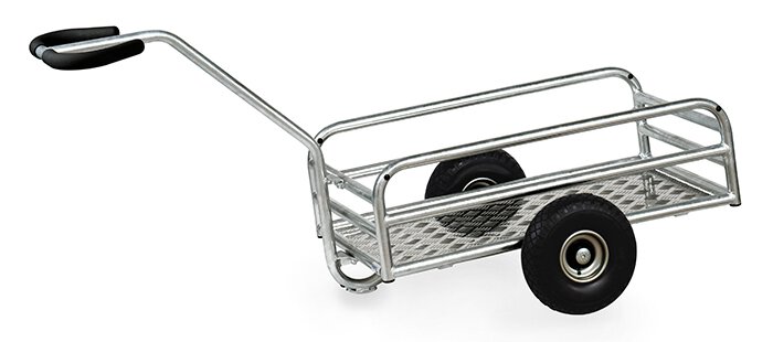 Outdoor hand truck - PU wheels loading area 795 x 445 mm.  #zoom-1