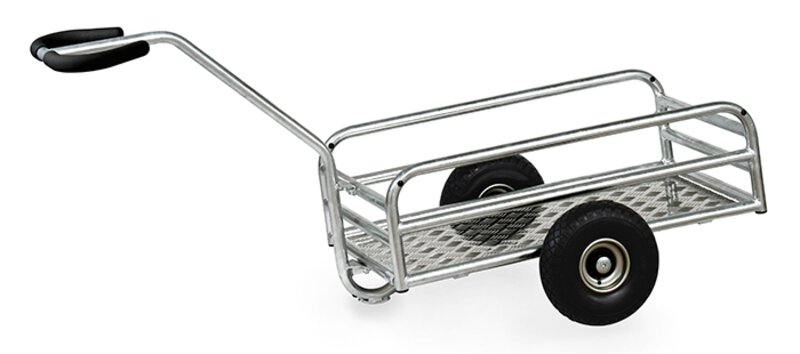 Outdoor hand truck - PU wheels loading area 795 x 445 mm. 