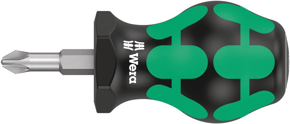 Cross-recess stubby/gas screwdriver, PZ 2 x 25 mm #zoom-1