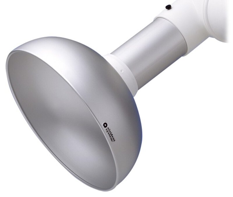 Hotte aspirante ronde DN100, D = 350 mm, blanc