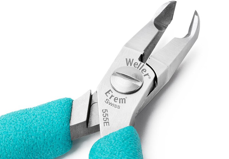 Weller 555E Tip Cutter Angled Narrow Head Cutter 120 Mm, Semi Flush, 1.2 Mm, 40 ° EREM Series #2