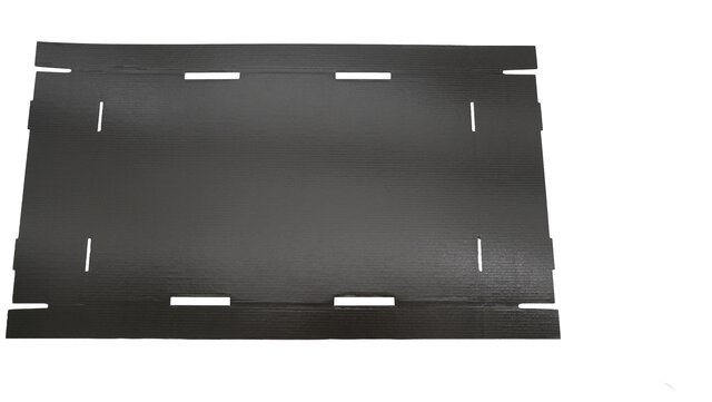 ESD-Stanzzuschnitte, plano, 475 x 295 x 40 mm, schwarz