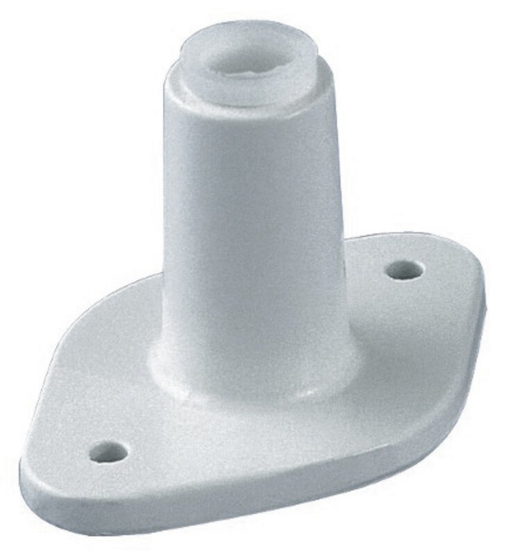 Screw-on console metal C-Mount, light grey