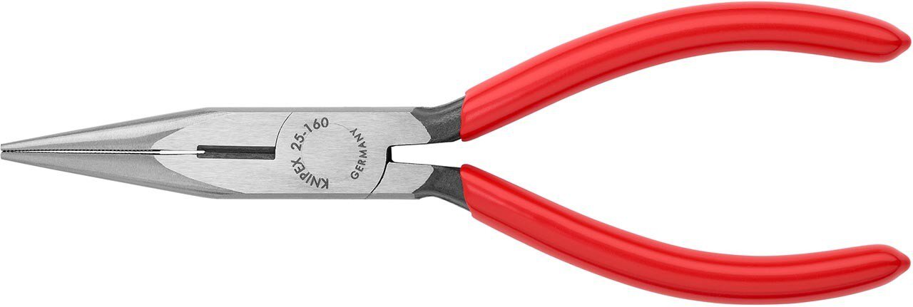 Needle nose pliers with cutting edge (radio pliers), black atramentized, 160 mm #zoom-3