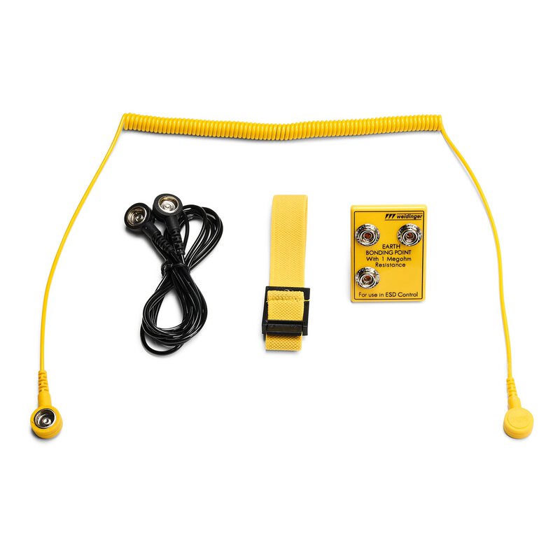 ESD-Tischmatten Set S Pro Swiss, 600 x 600 mm, Schweizer Erdungsstecker, 5-teilig #2