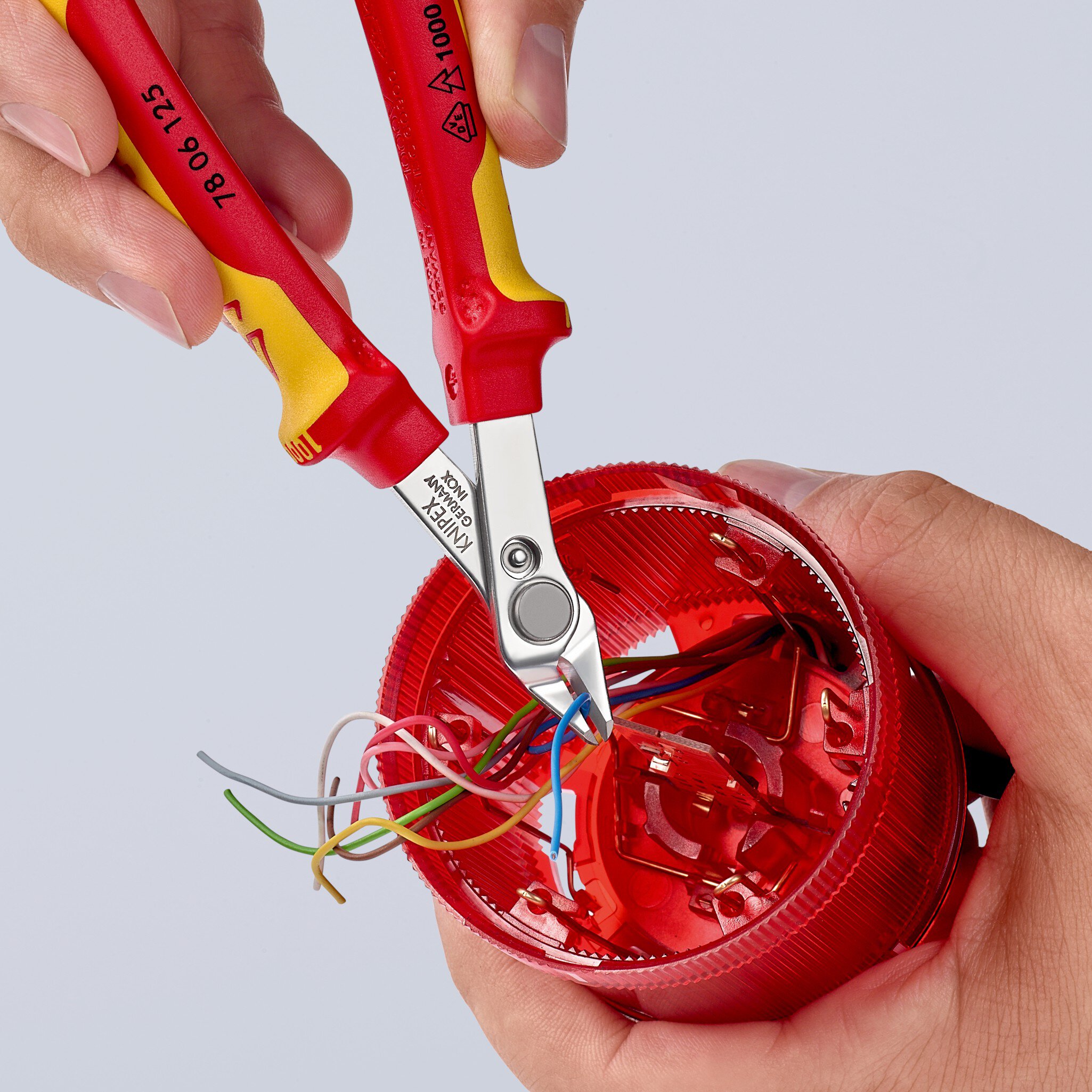 Electronic Super Knips® VDE, isoliert, mit Mehrkomponenten-Hüllen, VDE-geprüft 125 mm (SB-Karte/Blister) #zoom-8