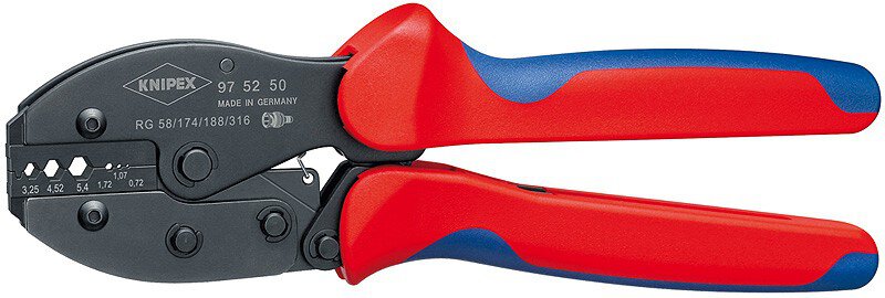 PreciForce® Crimpzange, brüniert, für Koaxial-BNC-Steckverbinder, 220 mm #zoom-1