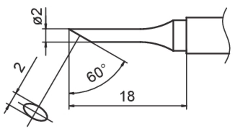 COMPOSIT soldering tip format 2C