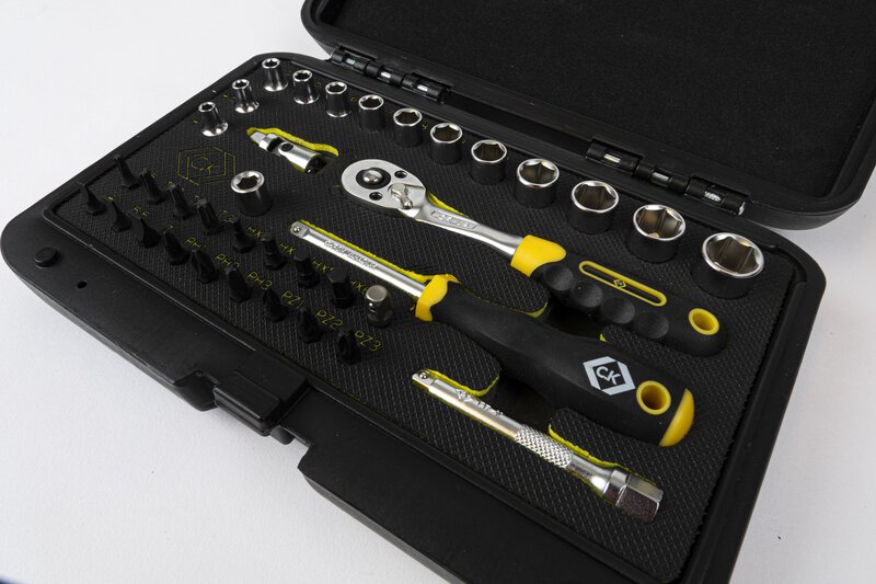 Socket and bit set, 1/4", 36 pieces #3